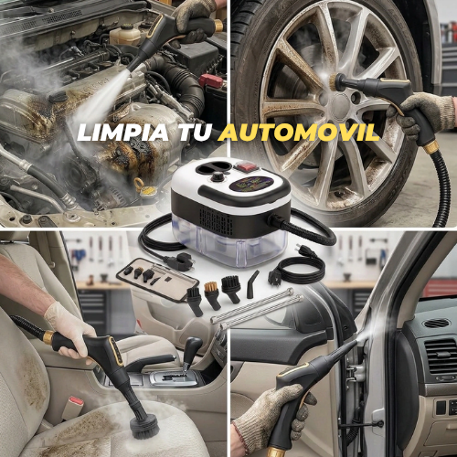 SteamForce Pro™ Limpiador a vapor 2500W | Elimina la suciedad en segundos y sin esfuerzo