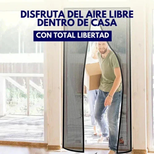 Malla-Cortina Magnética para Puerta (Anti Mosquitos) 210x100cm