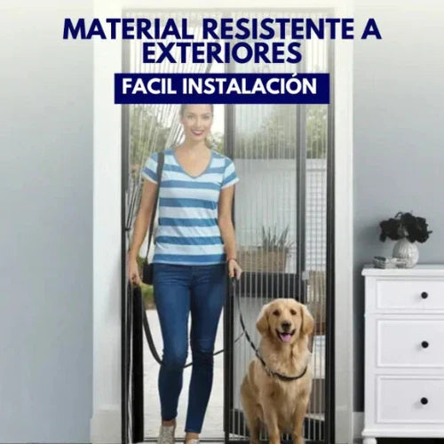 Malla-Cortina Magnética para Puerta (Anti Mosquitos) 210x100cm