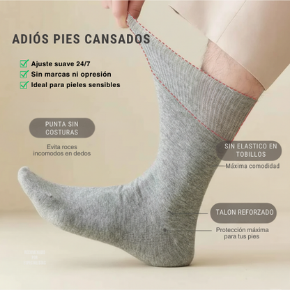 ZeroPress® PACK 12 CALCETINES SIN COSTURAS - ULTRASUAVES - TRANSPIRABLES