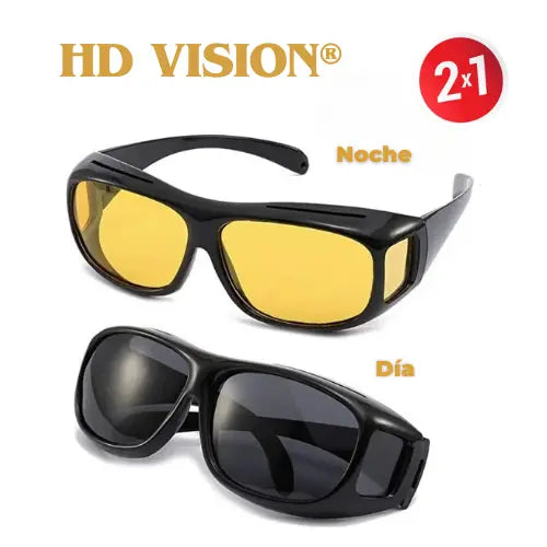 2 Gafas HD Vision® - Conducción Segura de Día y de Noche