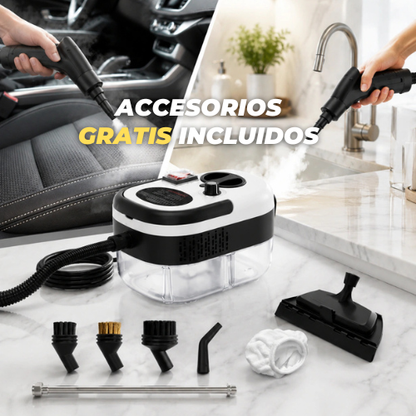 SteamForce Pro™ Limpiador a vapor 2500W | Elimina la suciedad en segundos y sin esfuerzo