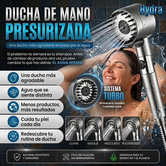 OFERTA 2X1 - Cabezal de ducha Hydra | El agua que tu cabello estaba esperando