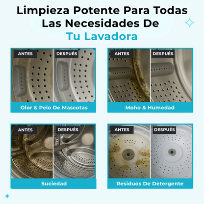 PACK 3x1 PASTILLAS LIMPIEZA PROFUNDA PARA LAVADORAS