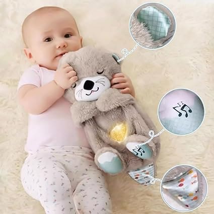 Peluche Nutria que Respira- Relajante para dormir 💫