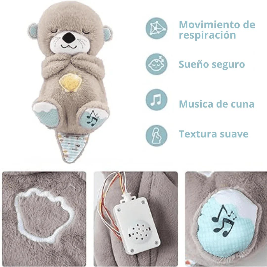 Peluche Nutria que Respira- Relajante para dormir 💫