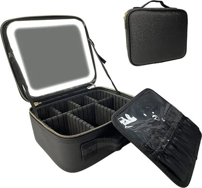 Luxy Dressy™ | Tocador Portátil Profesional con Espejo Led